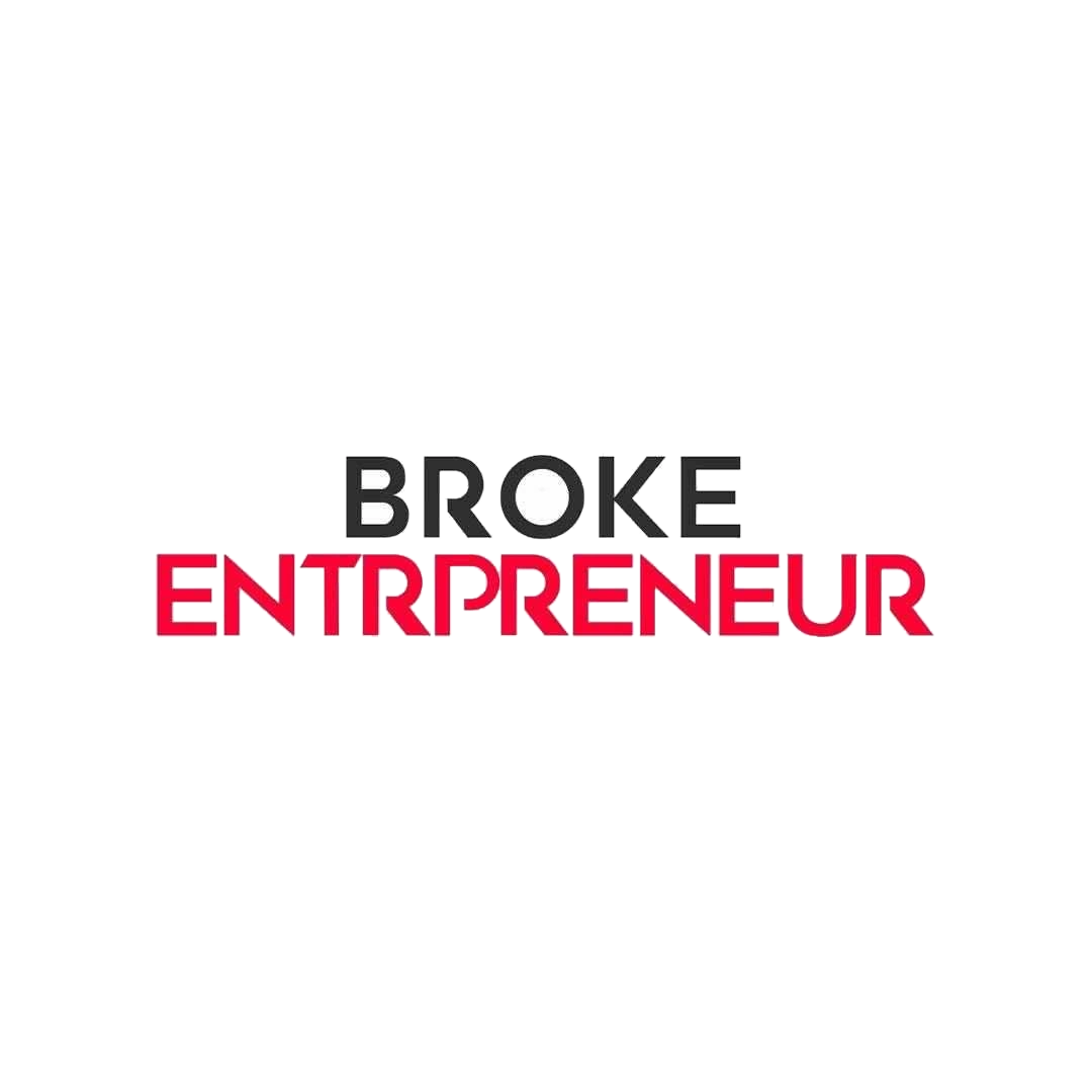 BROKE ENTREPRENEUR Sticker